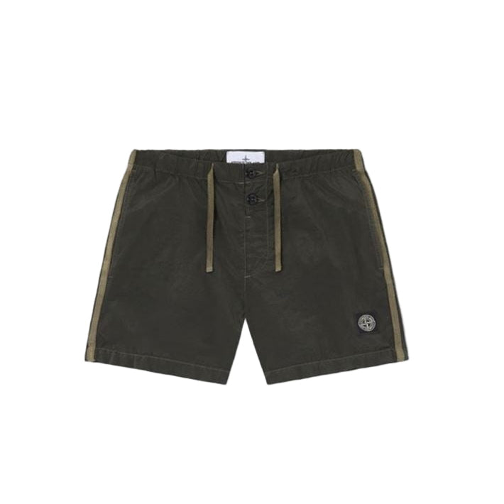 Drawstring-fastening shorts-STONE ISLAND-Verso