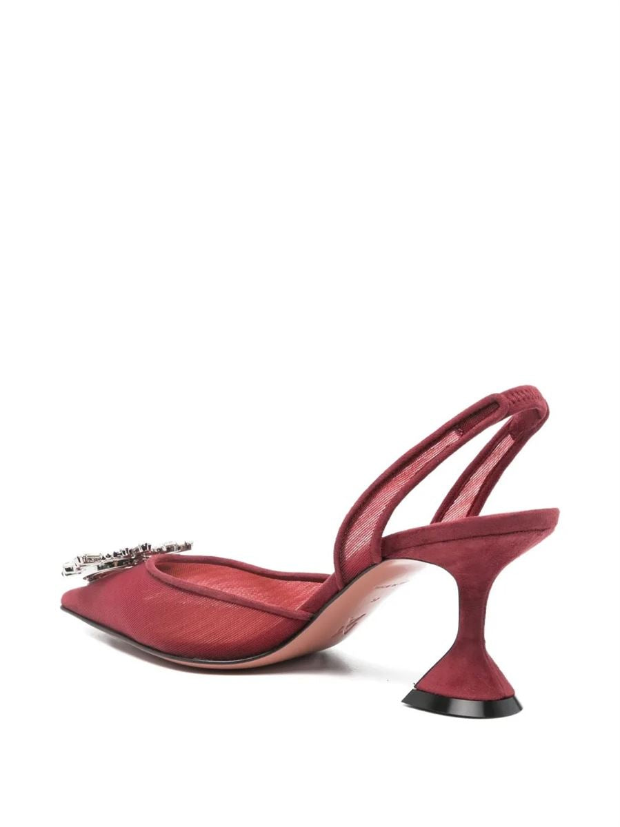95mm begum embellished slingback pumps