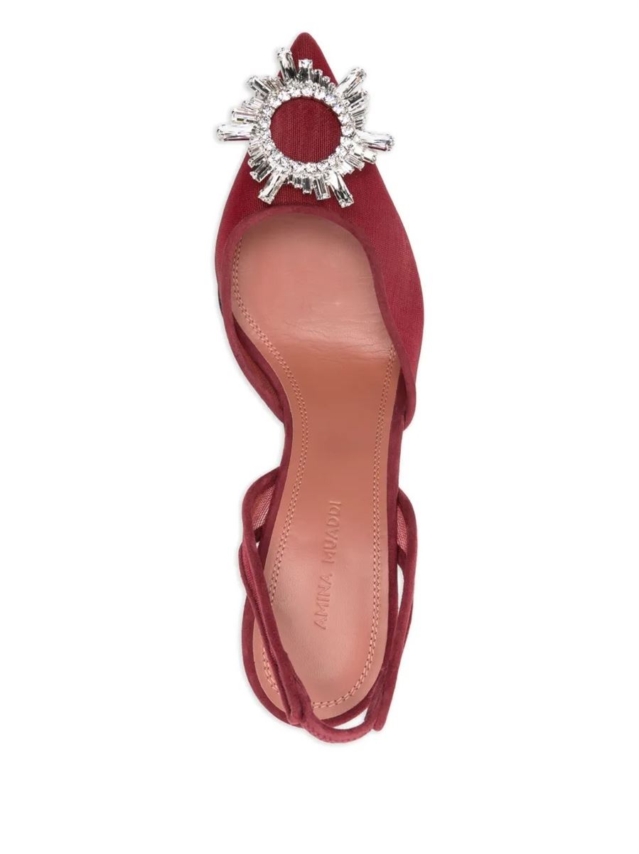 95mm begum embellished slingback pumps