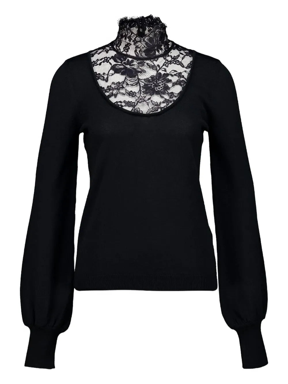 Garavani Lace-detail Sweater-VALENTINO-Verso