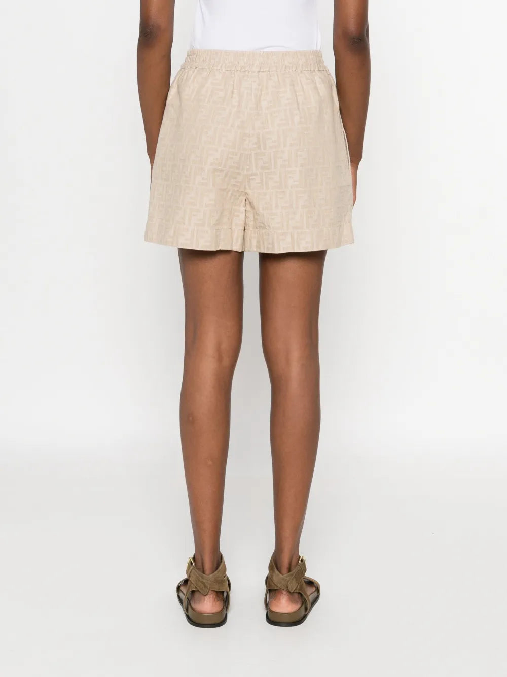 FF-jacquard shorts