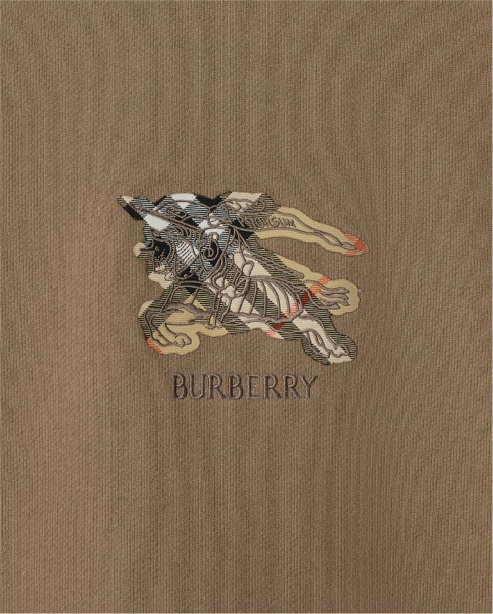 ekd check cotton sweatshirt-BURBERRY-Verso