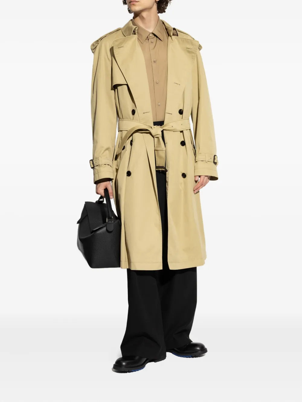 Embroidered-logo pocket shirt-BURBERRY-Verso