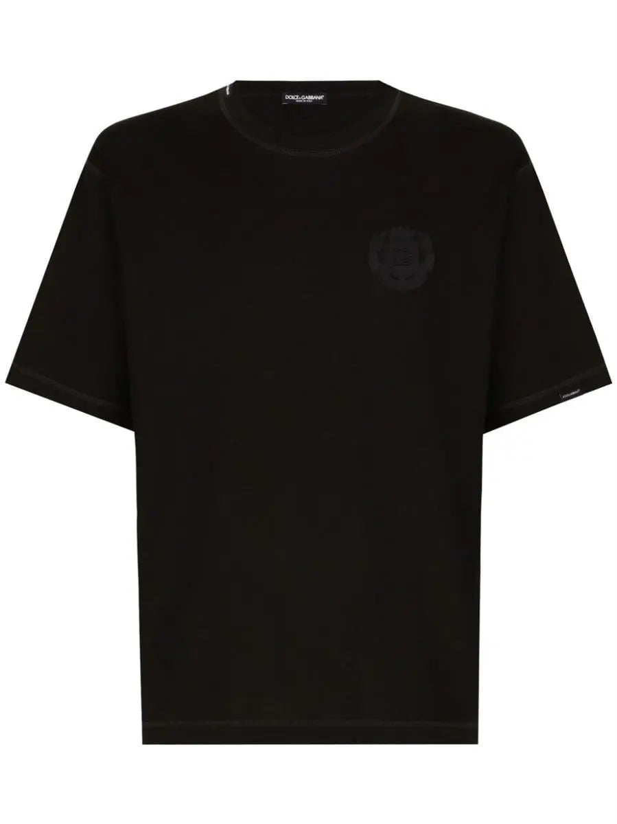 EMBROIDERED LOGO T-SHIRT DOLCE & GABBANA