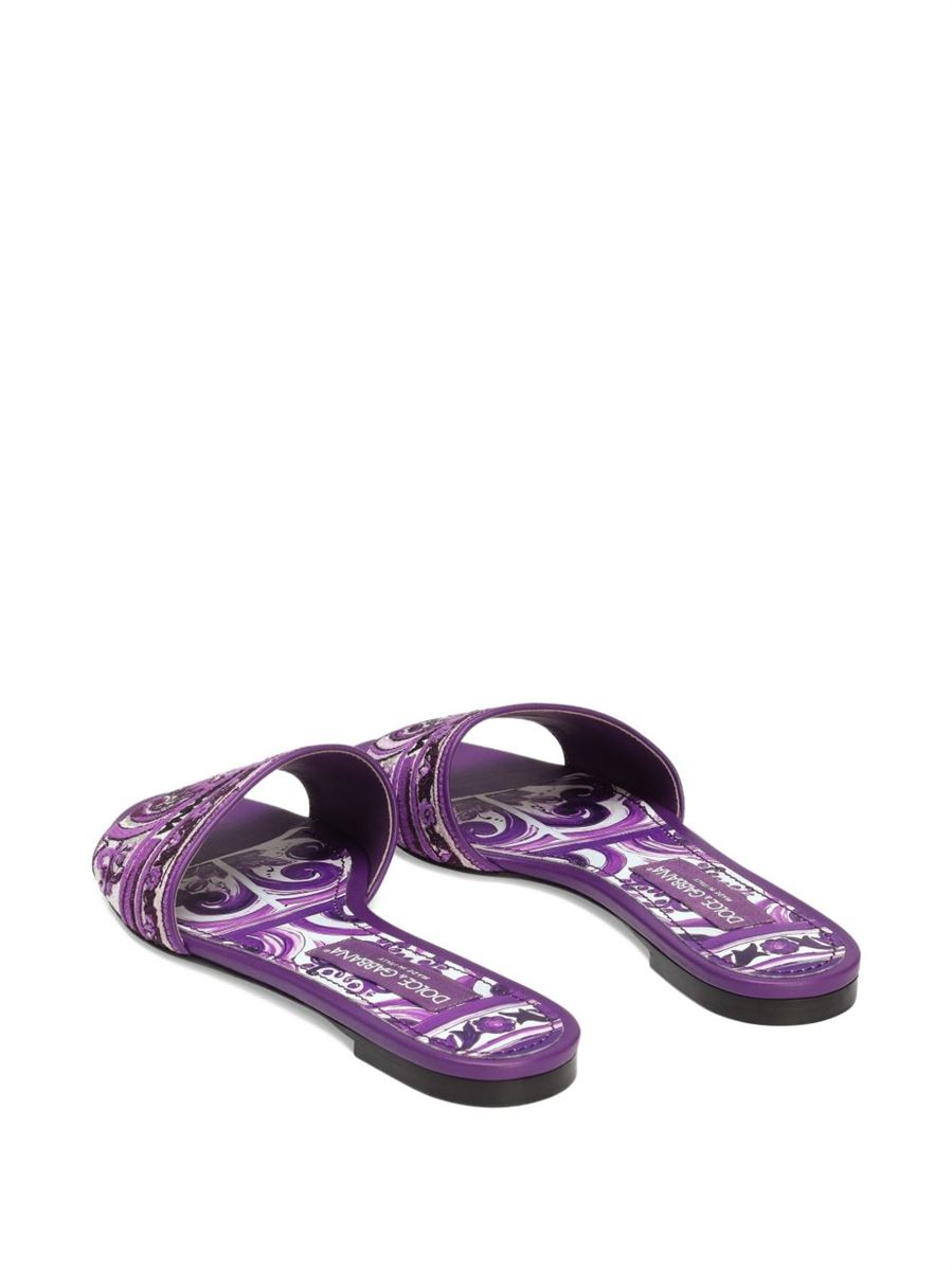 EMBROIDERED SLIDES-DOLCE & GABBANA-Verso
