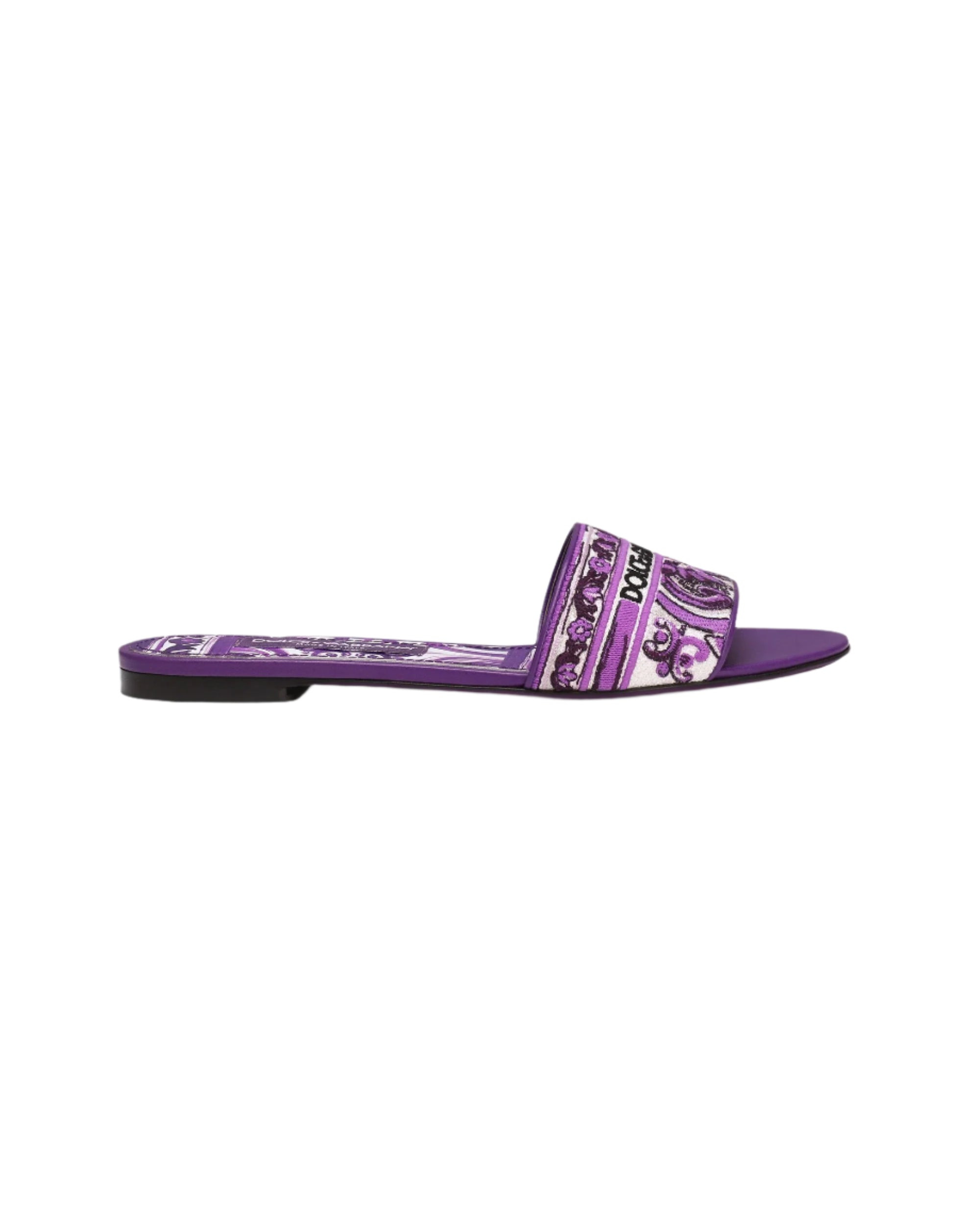 EMBROIDERED SLIDES-DOLCE & GABBANA-Verso