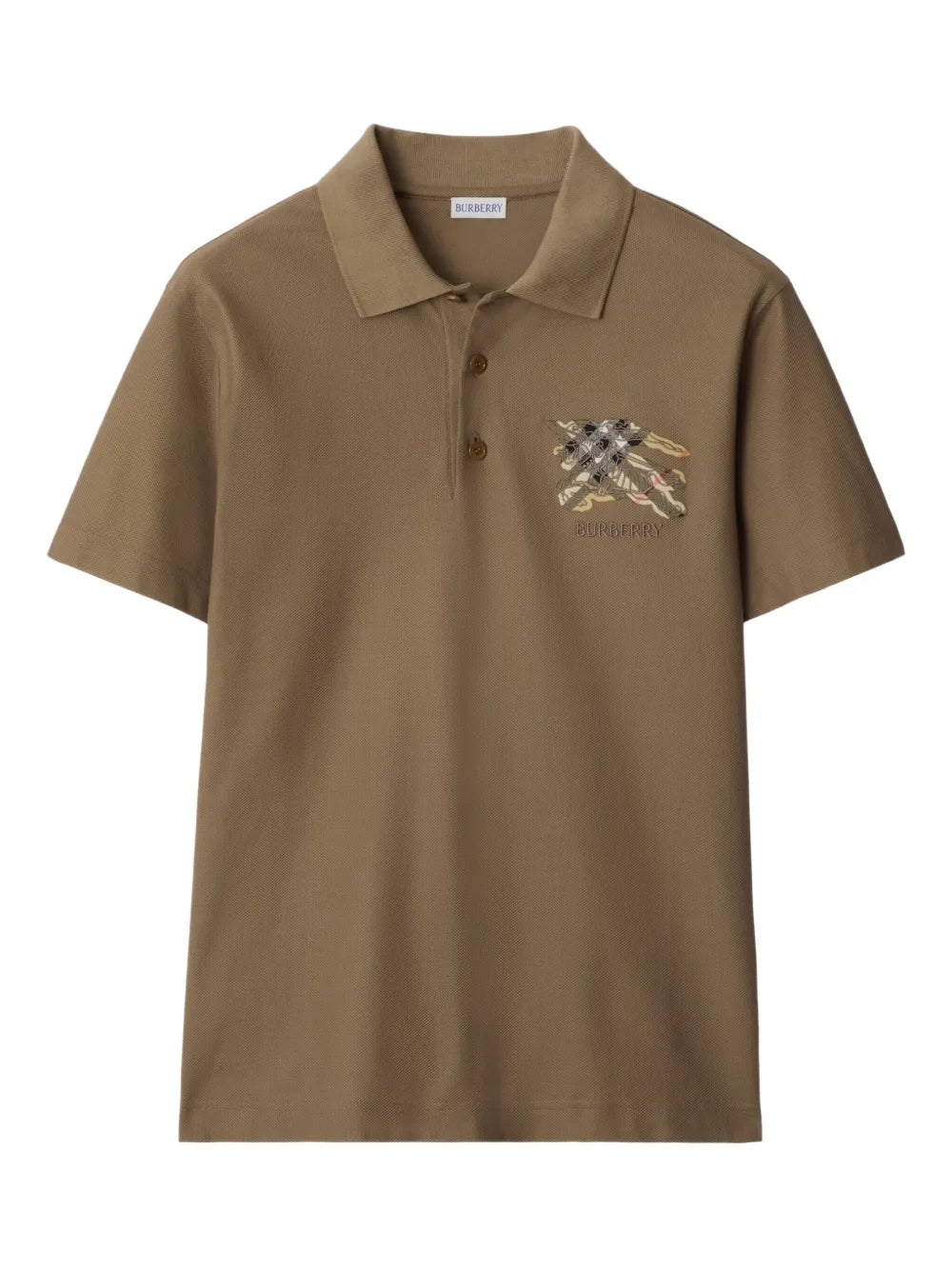 Equestrian knight-check polo shirt-BURBERRY-Verso