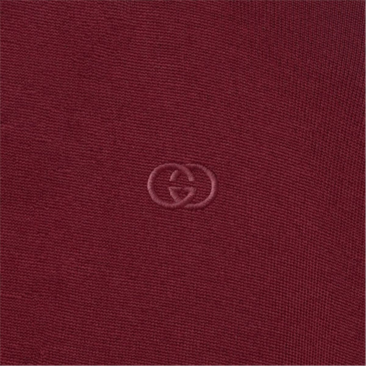 extra fine wool polo top-GUCCI-Verso