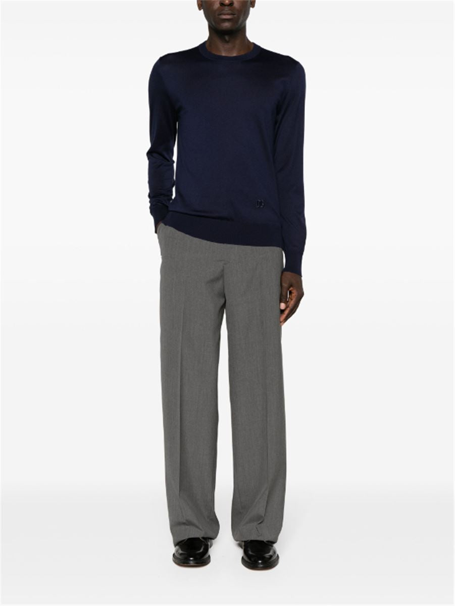 CREW-NECK SILK JUMPER DOLCE & GABBANA