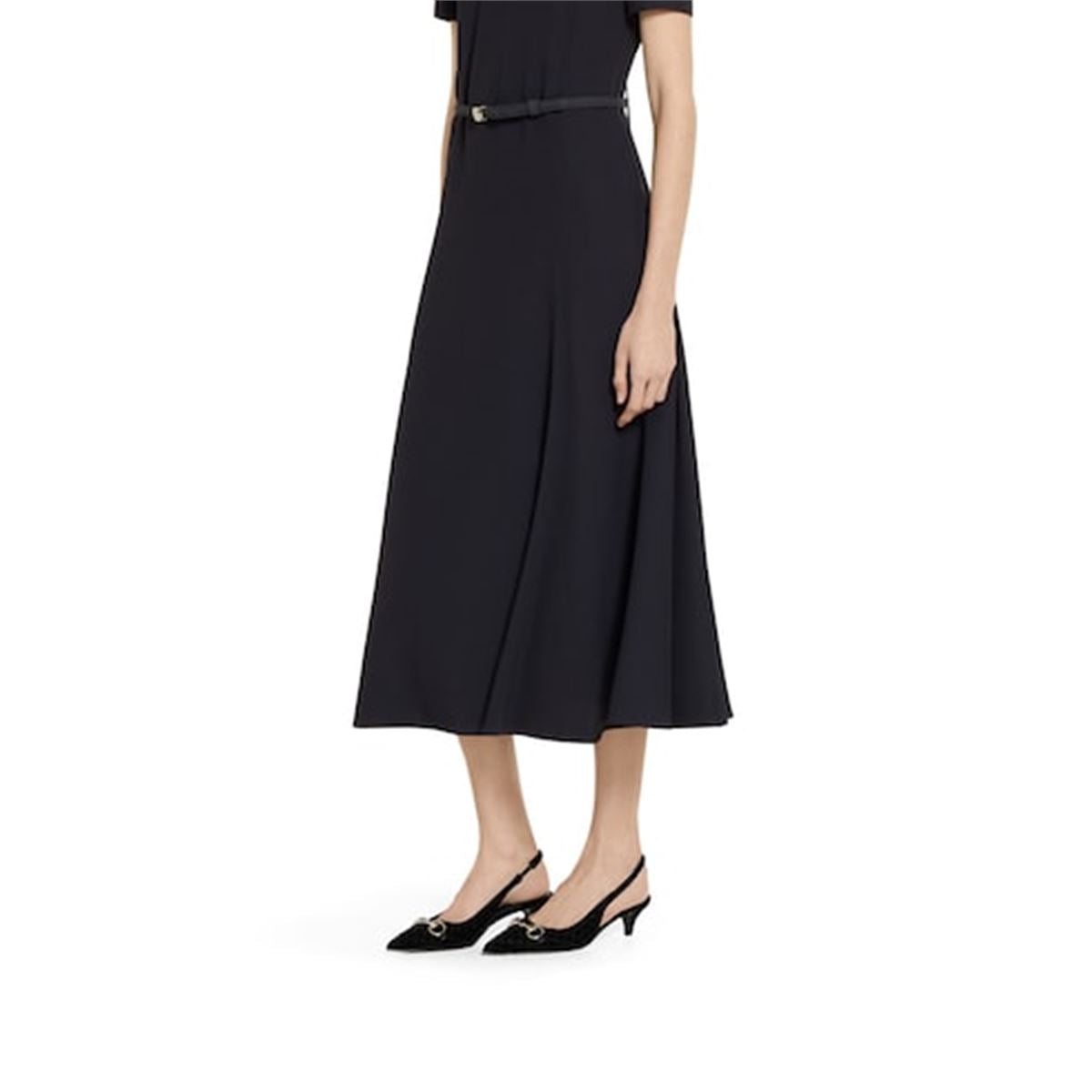 Women's slingback pump with horsebit