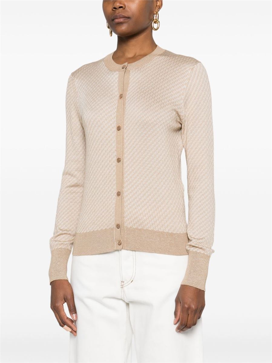FF-JACQUARD CARDIGAN - FENDI - Verso