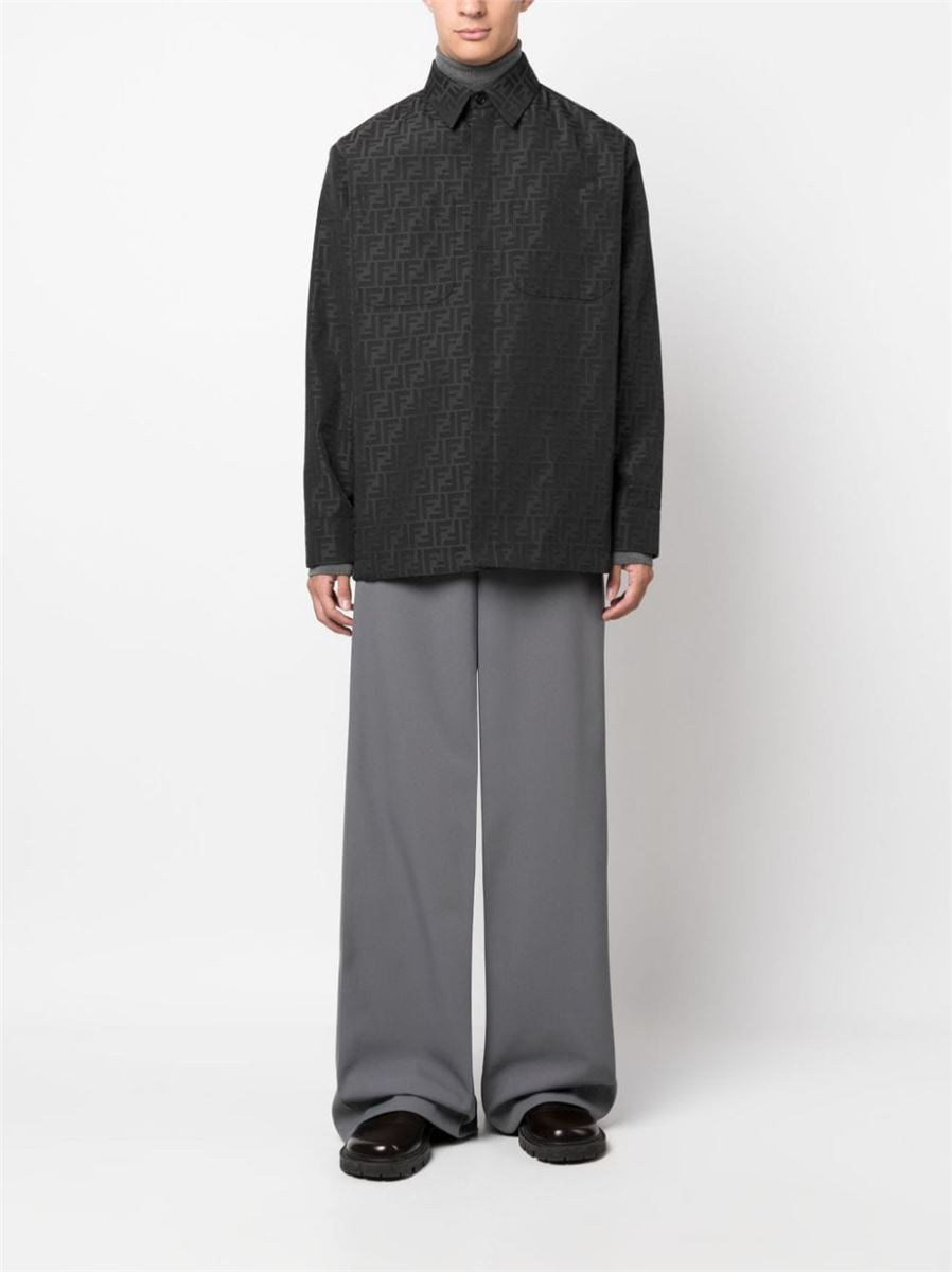 FF-MONOGRAM SHIRT JACKET FENDI