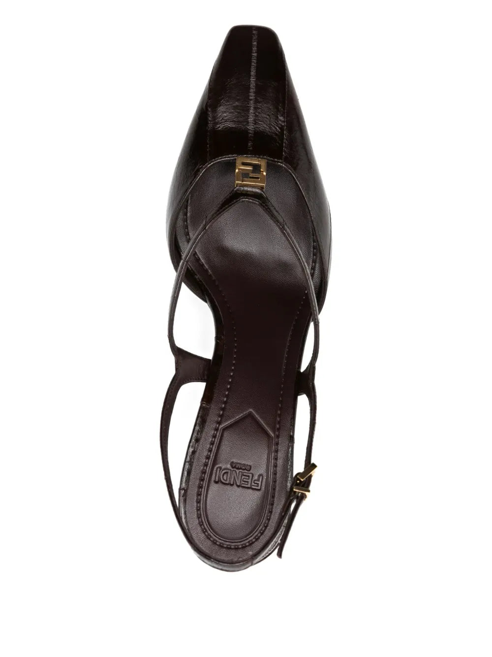 Ffold slingback pumps-FENDI-Verso