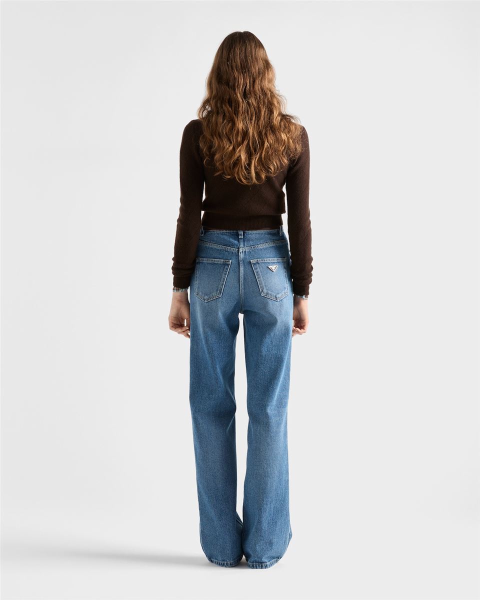 five-pocket denim jeans-PRADA-Verso