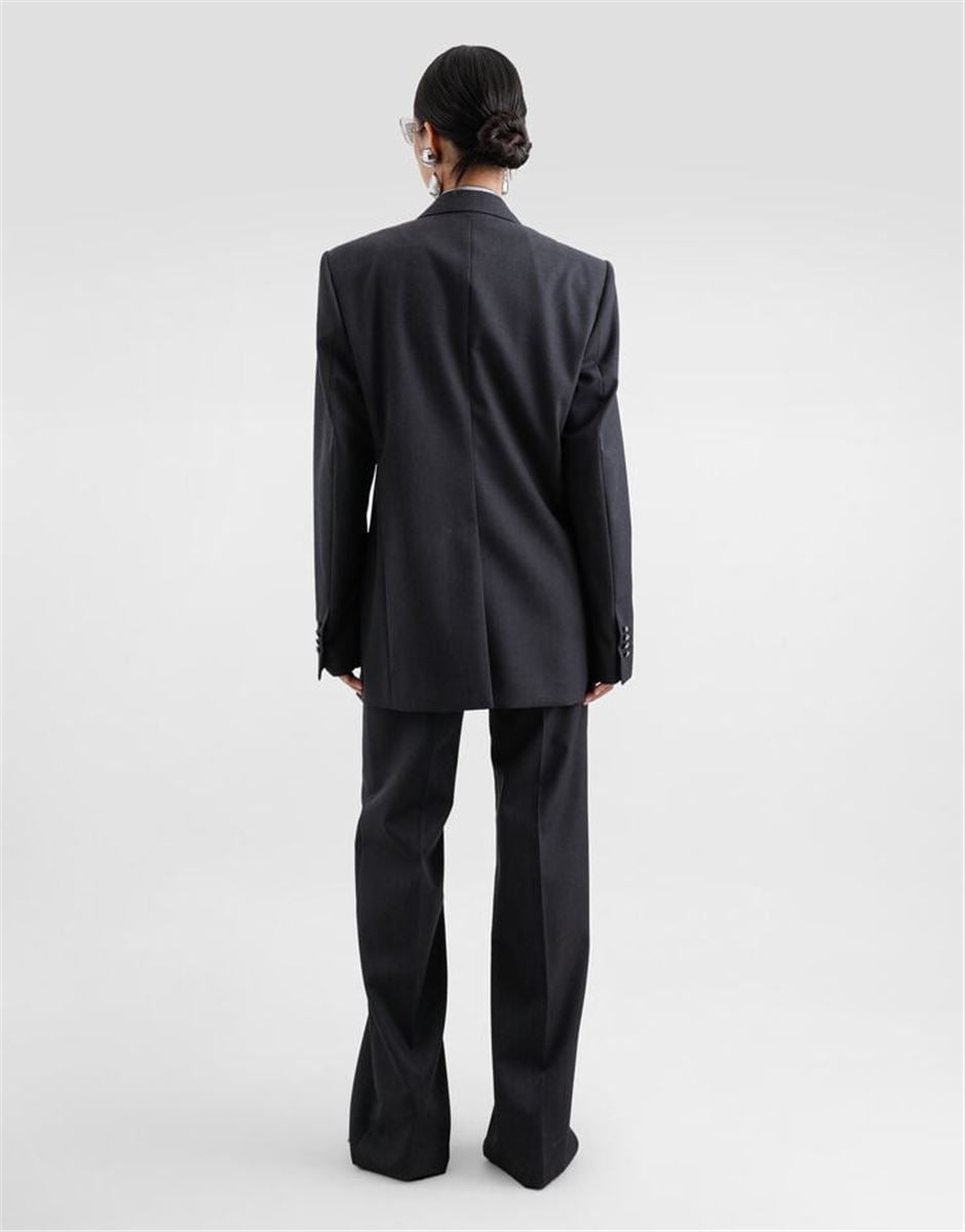 FLARED WOOLEN PANTS - DOLCE & GABBANA - Verso