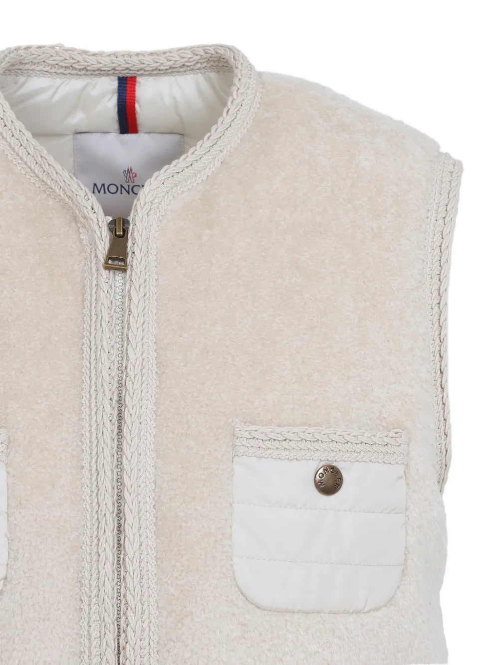 Front-pocket zip-up gilet-MONCLER-Verso