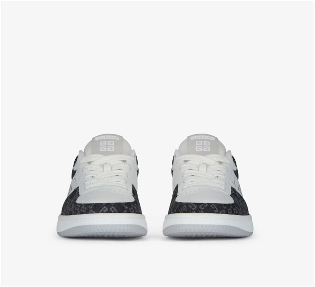 G MOVE SNEAKERS IN LEATHER AND MONOGRAM 72 DENIM - GIVENCHY - Verso