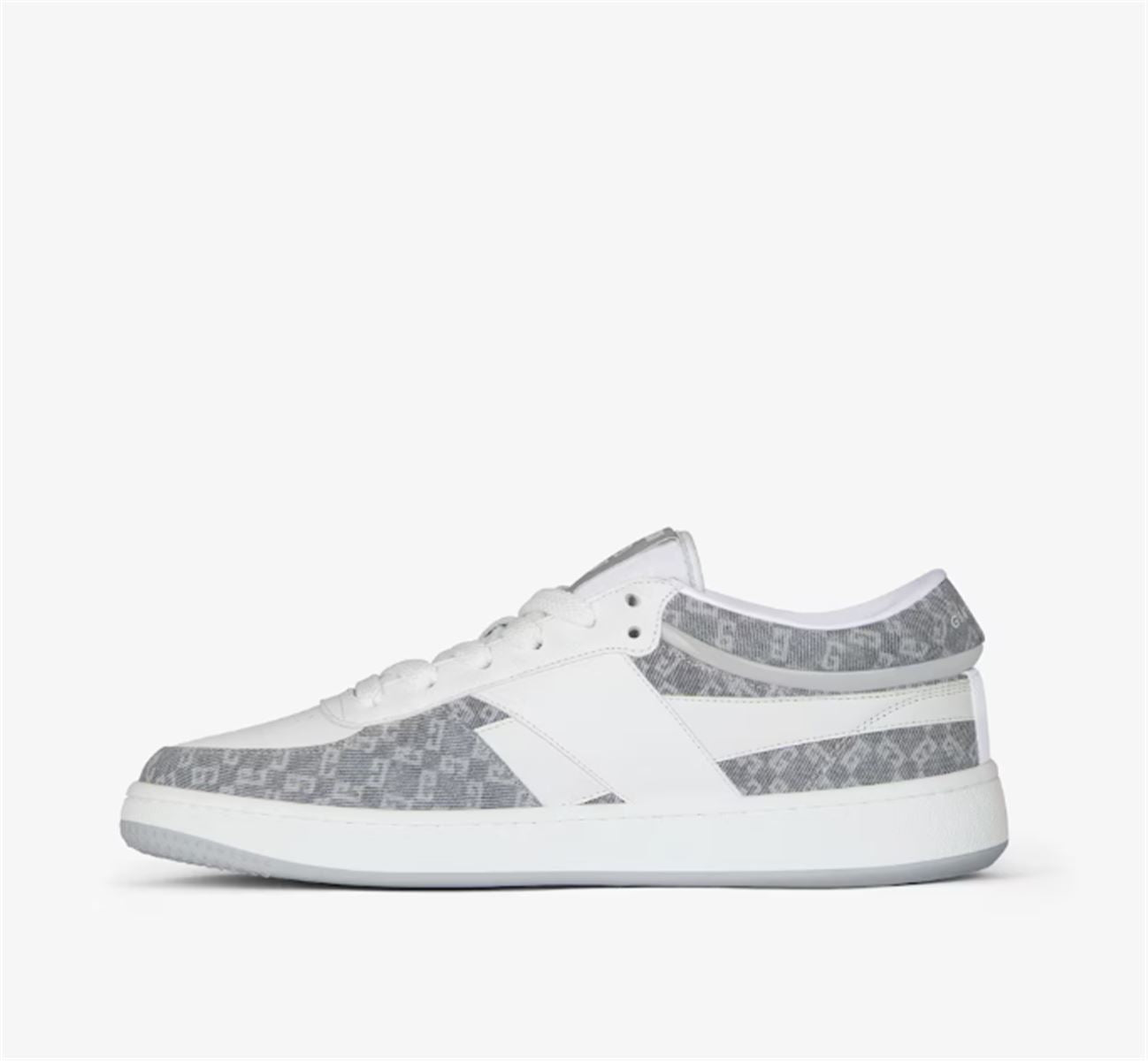 G MOVE SNEAKERS IN LEATHER AND MONOGRAM 72 DENIM - GIVENCHY - Verso
