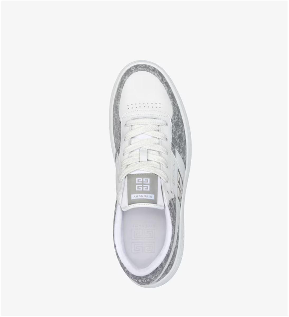G MOVE SNEAKERS IN LEATHER AND MONOGRAM 72 DENIM - GIVENCHY - Verso