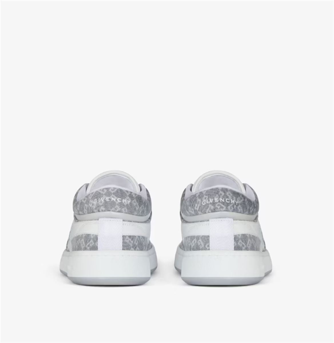 G MOVE SNEAKERS IN LEATHER AND MONOGRAM 72 DENIM - GIVENCHY - Verso