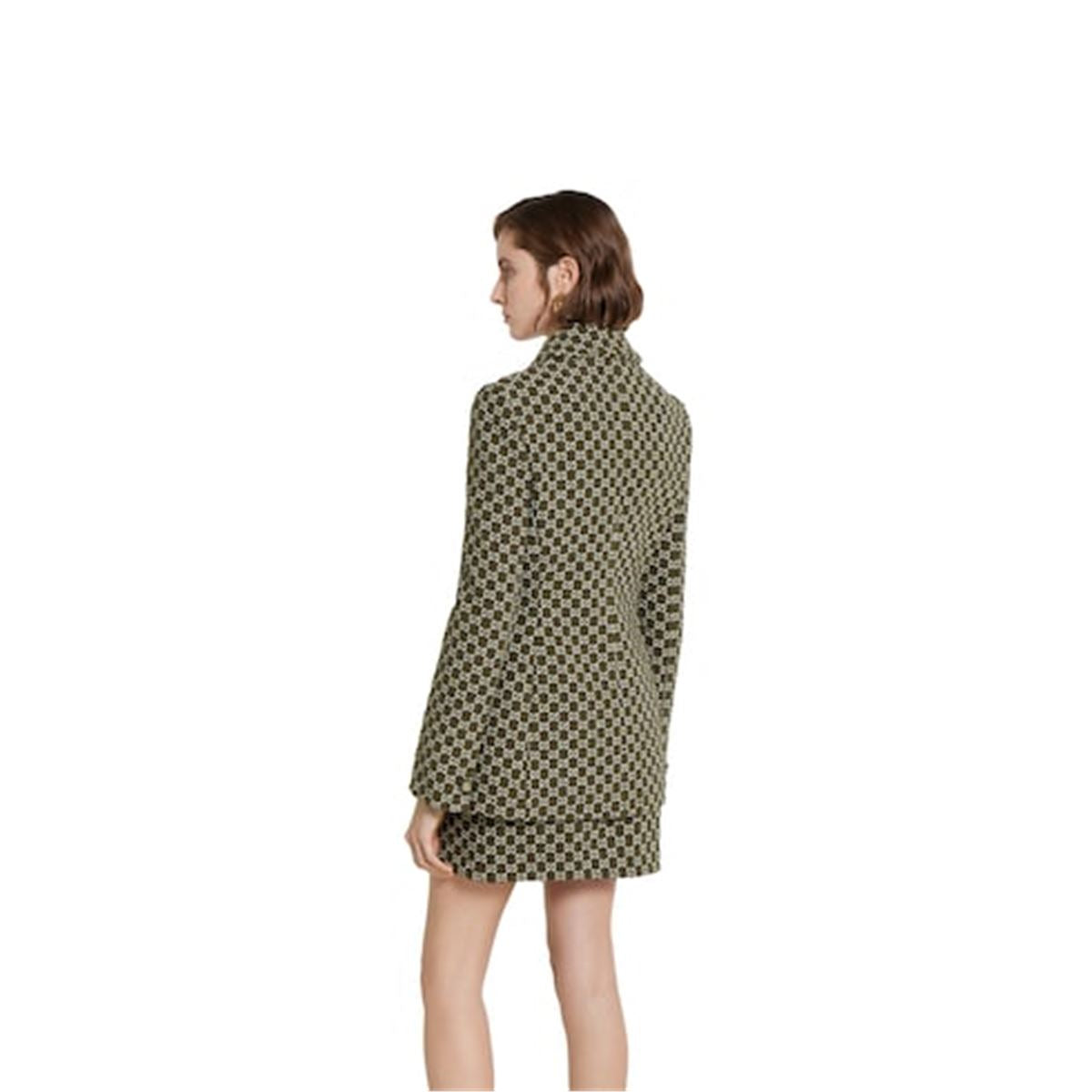 gg cotton bouclé jacket-GUCCI-Verso