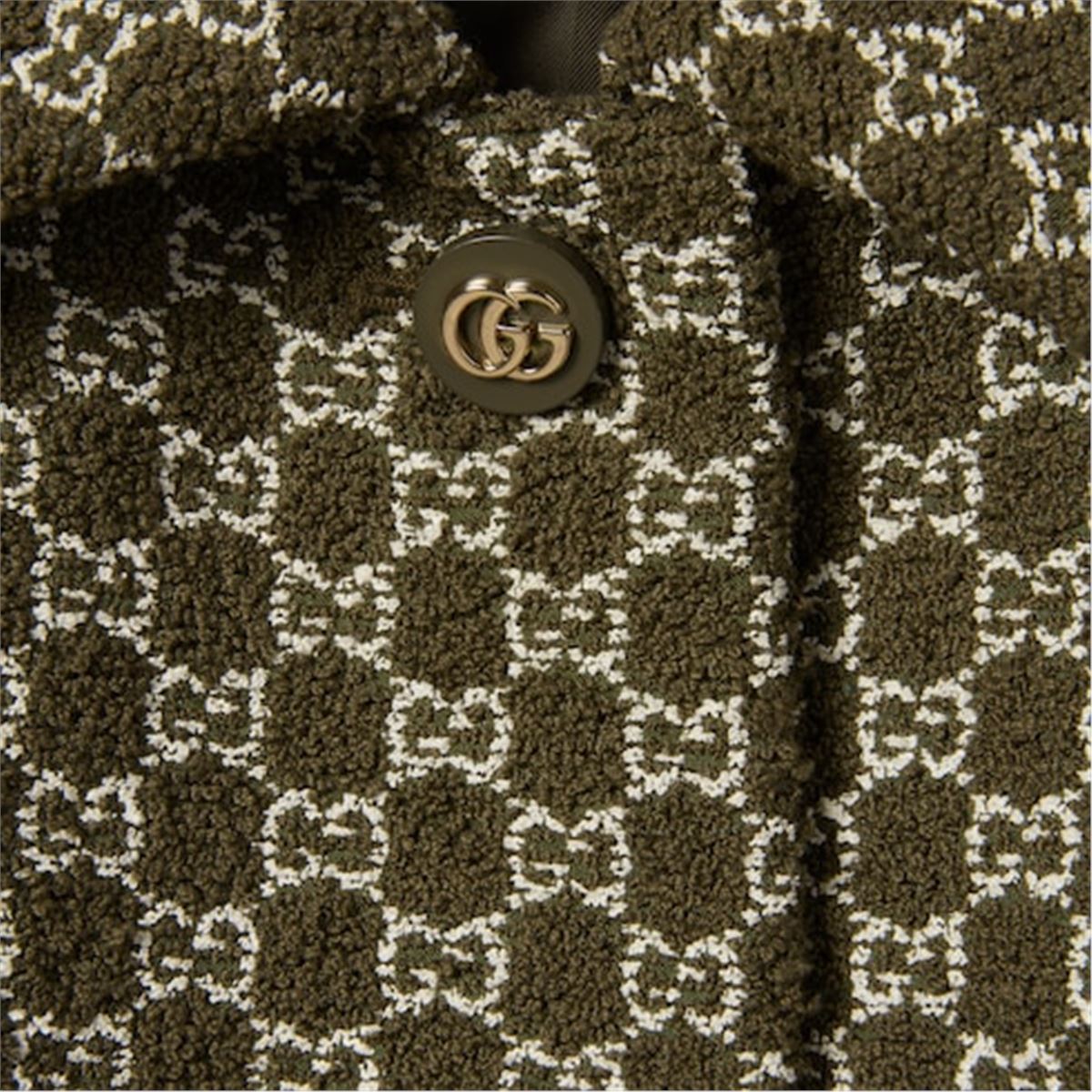 gg cotton bouclé jacket-GUCCI-Verso