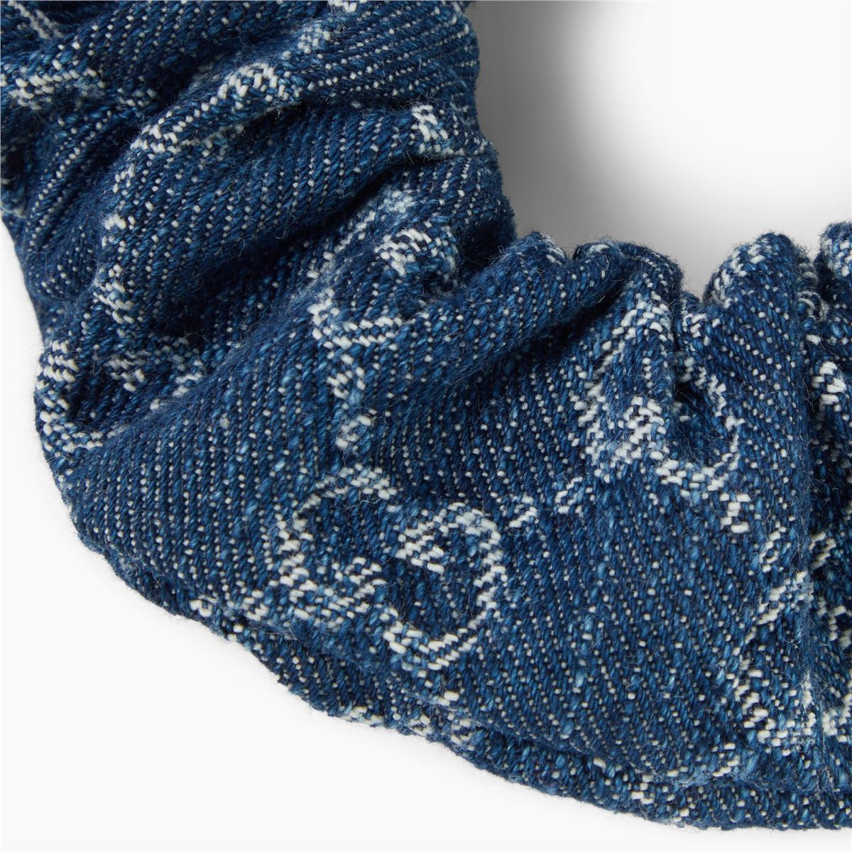 GG Denim Scrunchie-GUCCI-Verso