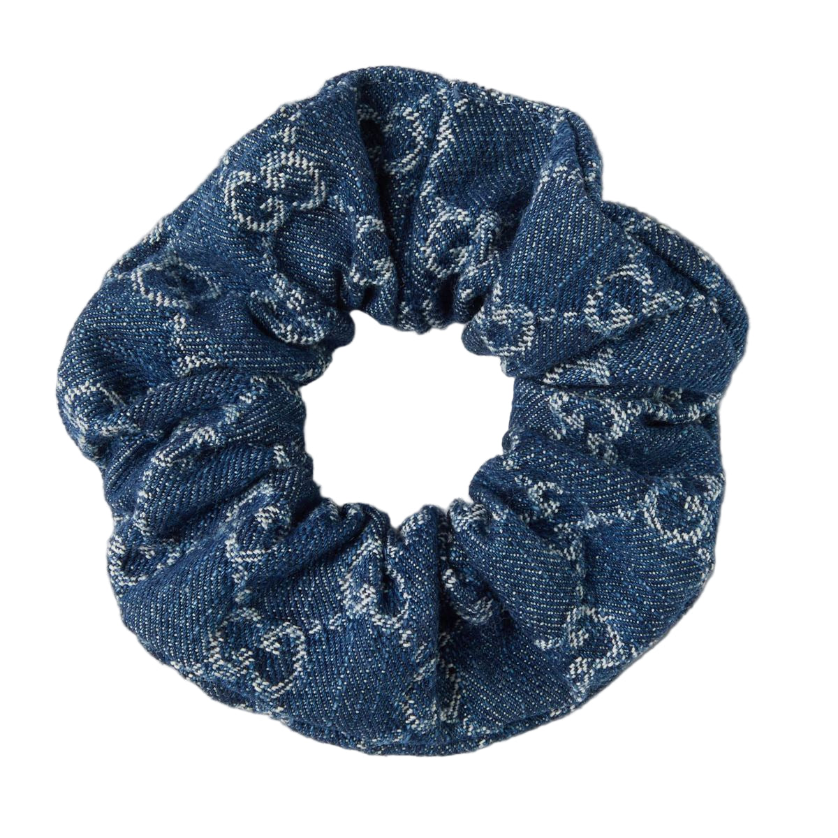 GG Denim Scrunchie-GUCCI-Verso