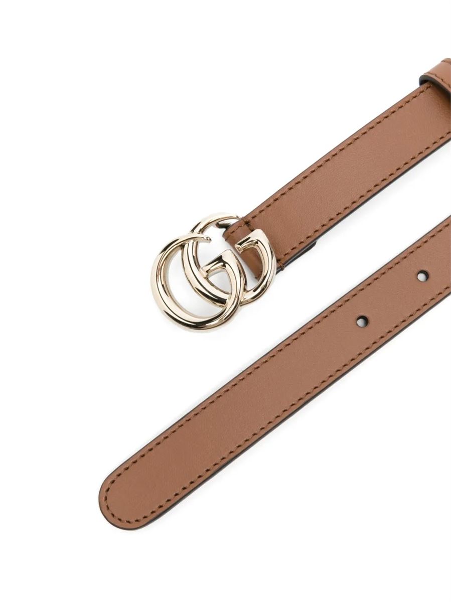 Gg leather belt-GUCCI-Verso