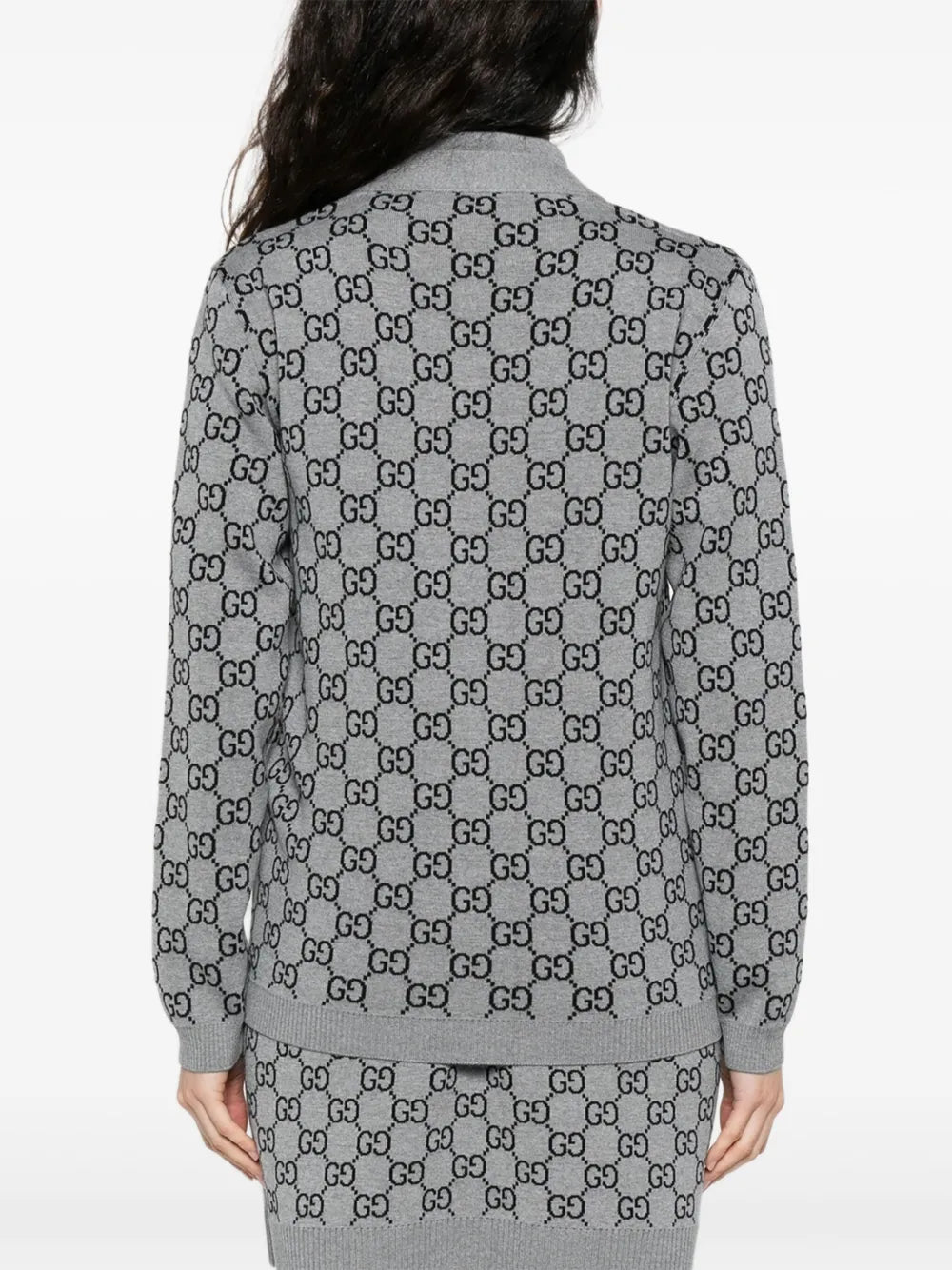 GG-monogram Cardigan-GUCCI-Verso