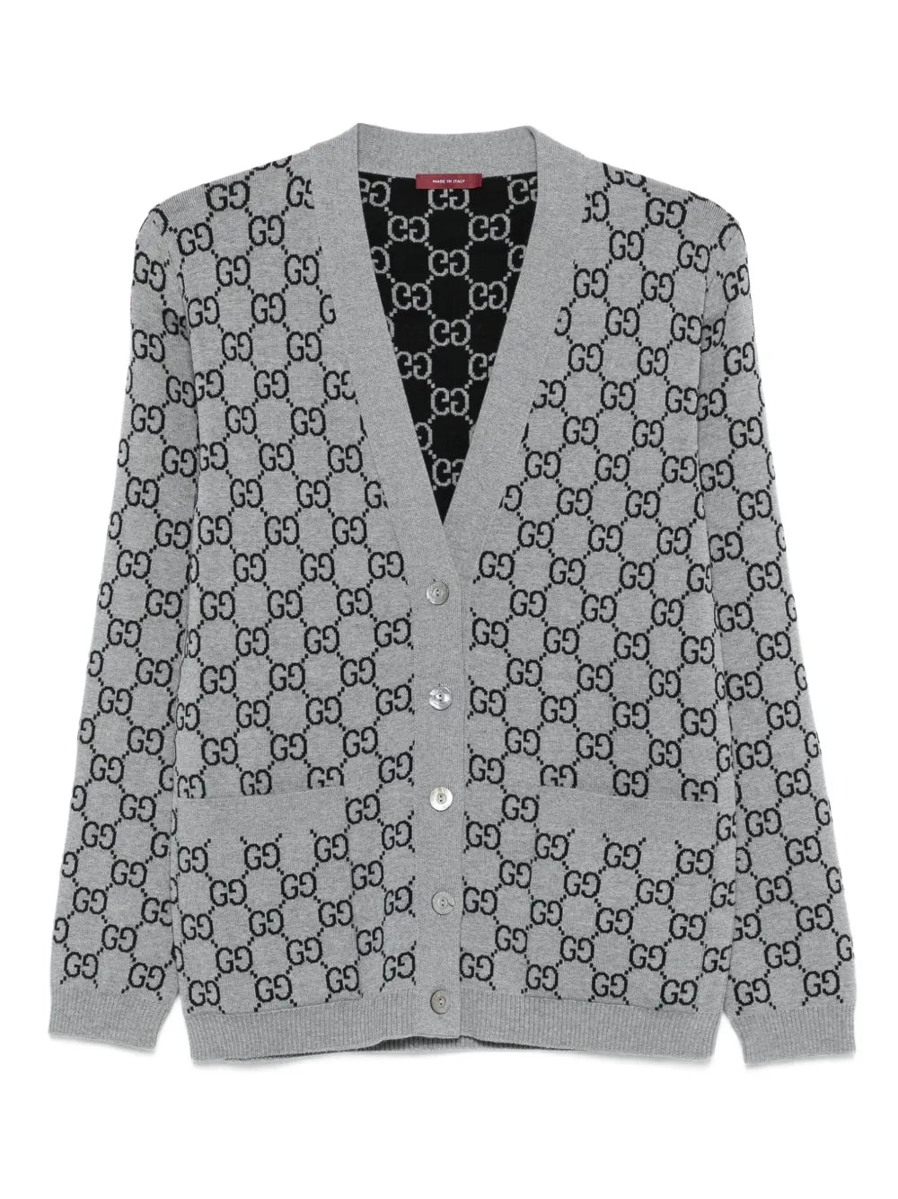 GG-monogram Cardigan-GUCCI-Verso