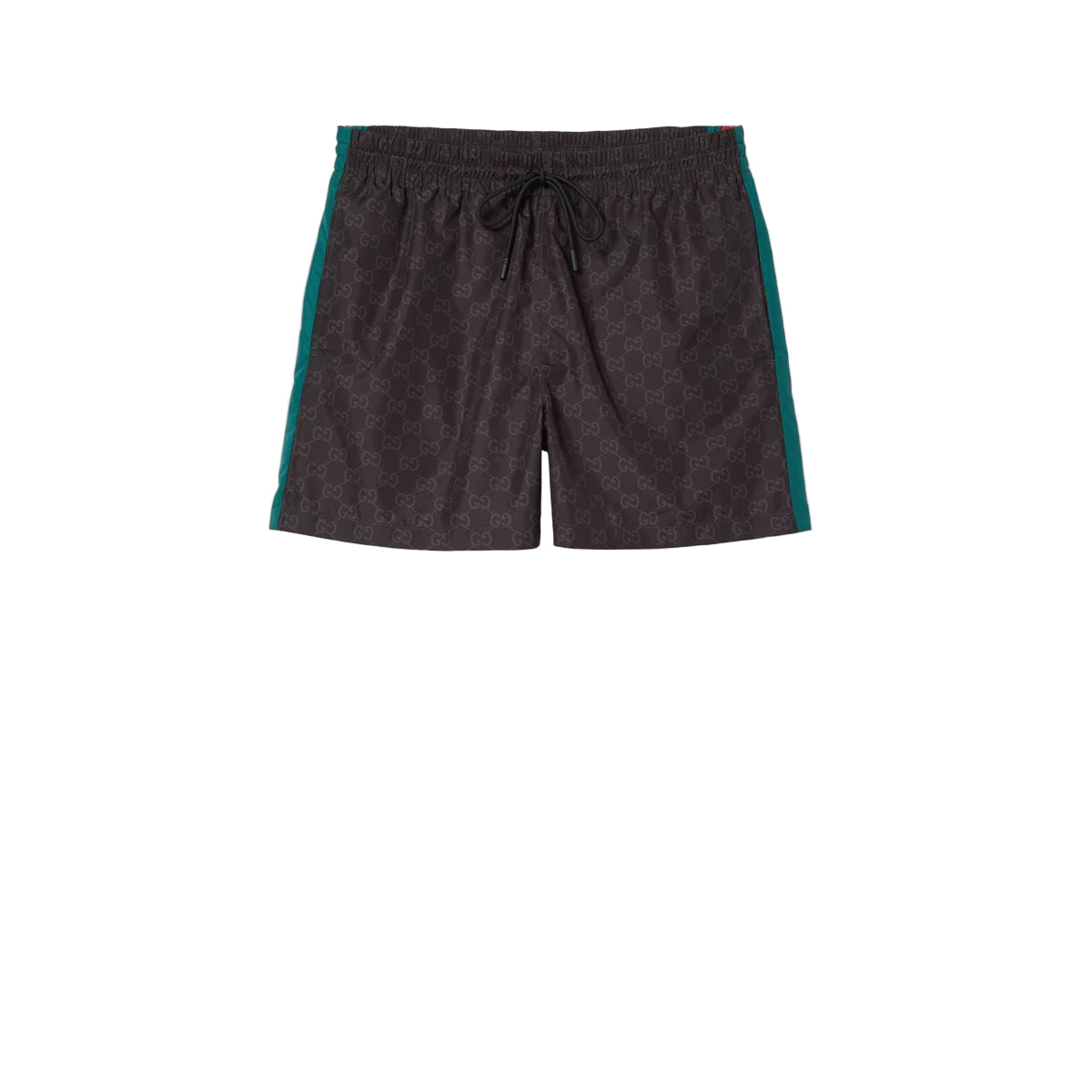 Gg print nylon swim shorts-GUCCI-Verso