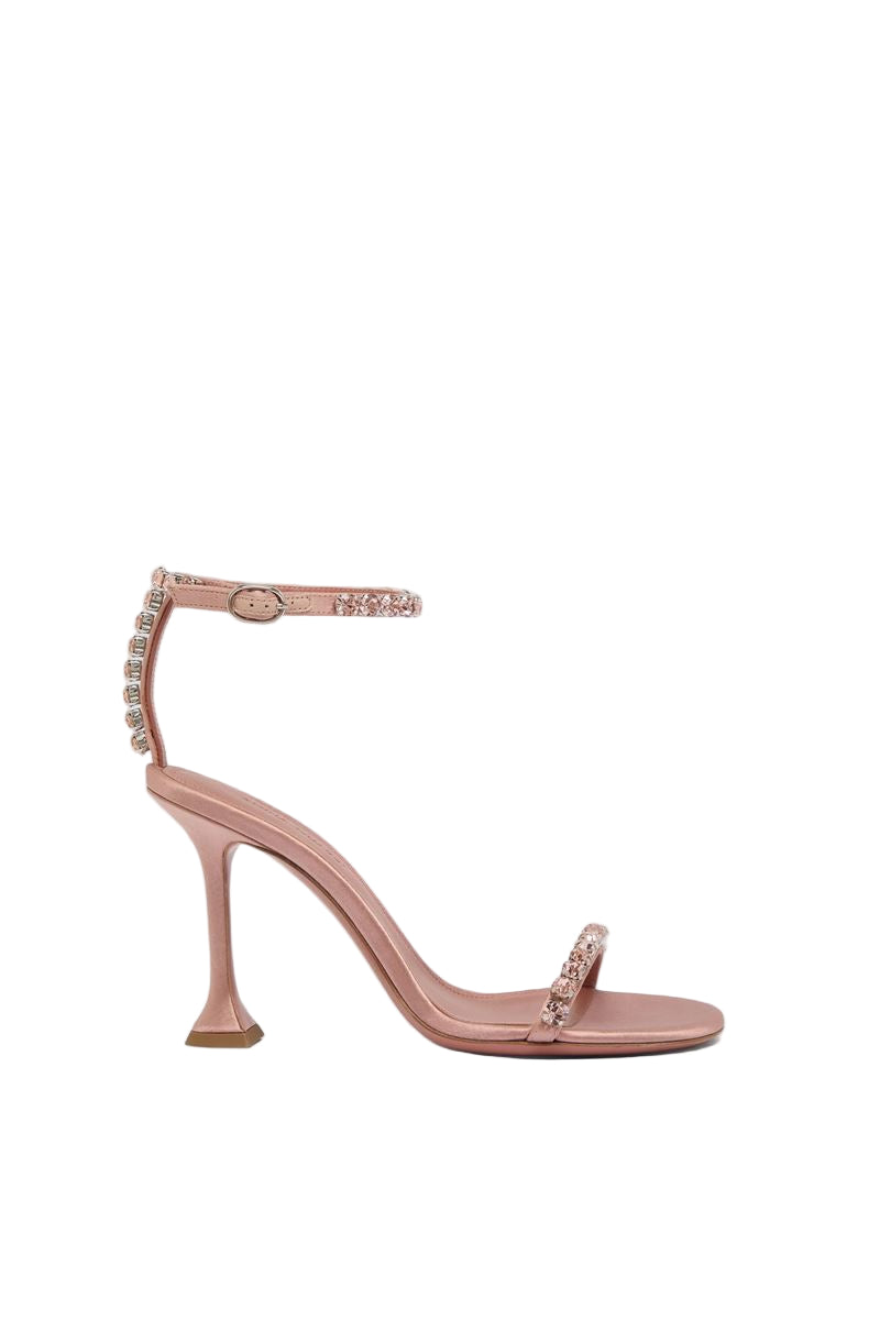 Gigi sandal 95 powder satin and vintage rose crystals-AMINA MUADDI-Verso