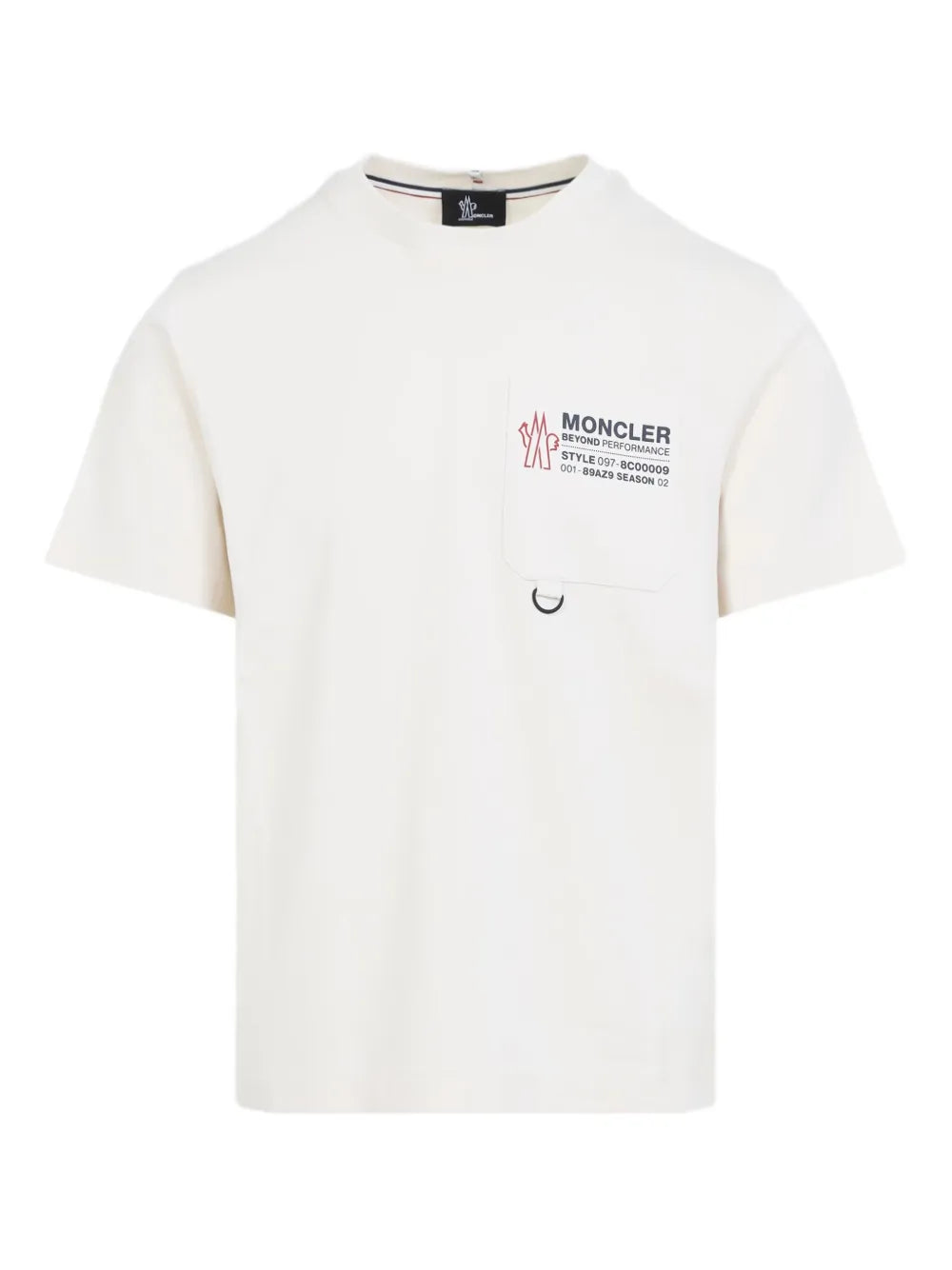 Grenoble graphic pocketed t-shirt-MONCLER-Verso