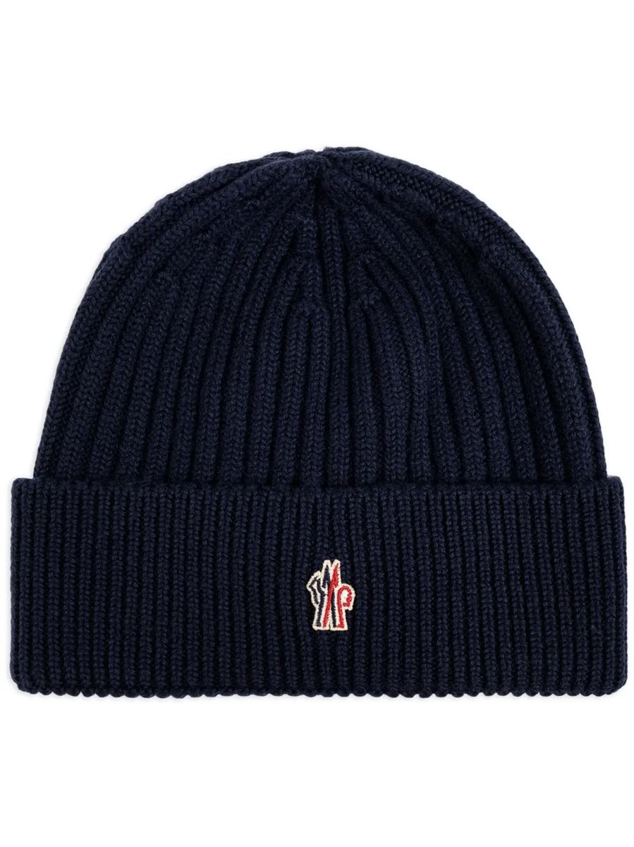 Grenoble logo-appliqué beanie-MONCLER-Verso