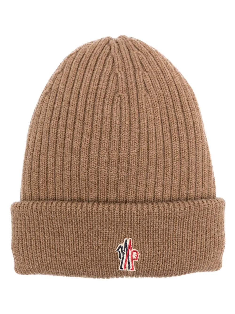 Grenoble logo-embroidered padded wool beanie-MONCLER-Verso