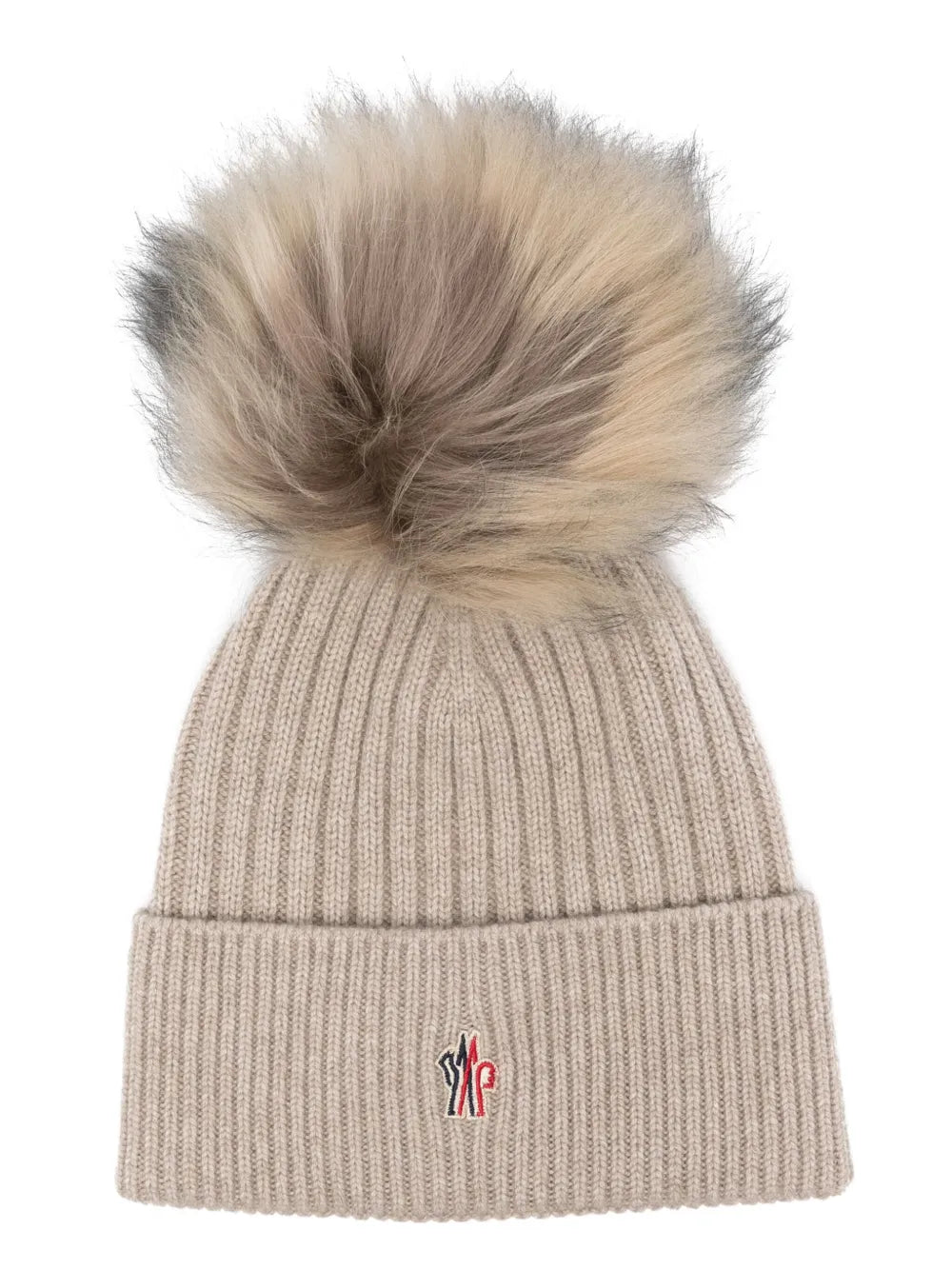 Grenoble pompom cashmere beanie hat-MONCLER-Verso