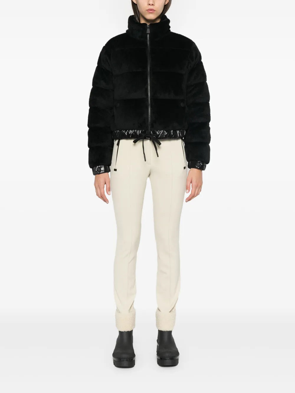 Grenoble twill ski trousers-MONCLER-Verso