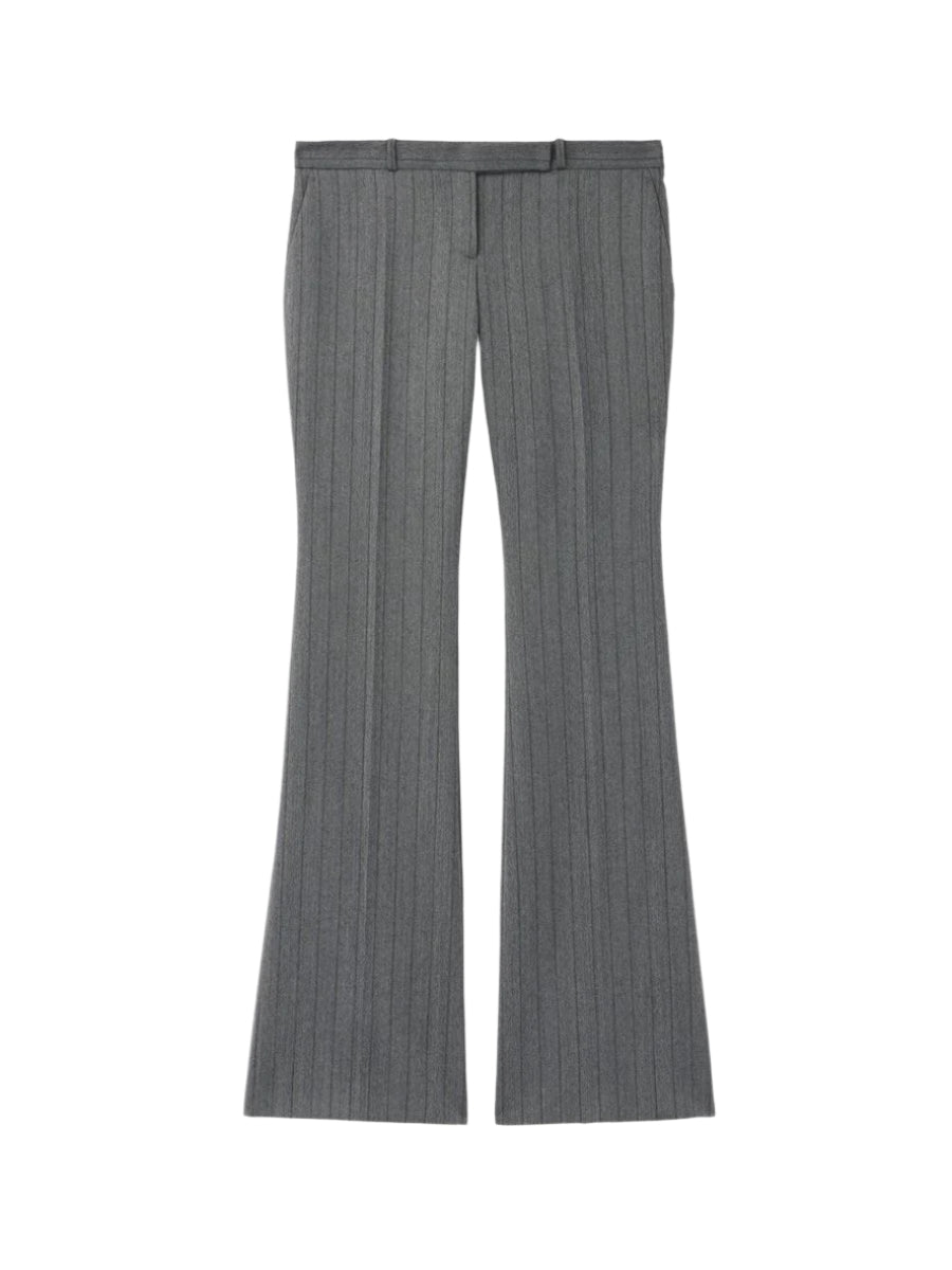 HERRINGBONE BUMSTER TROUSERS IN GREY-A. MCQUEEN-Verso