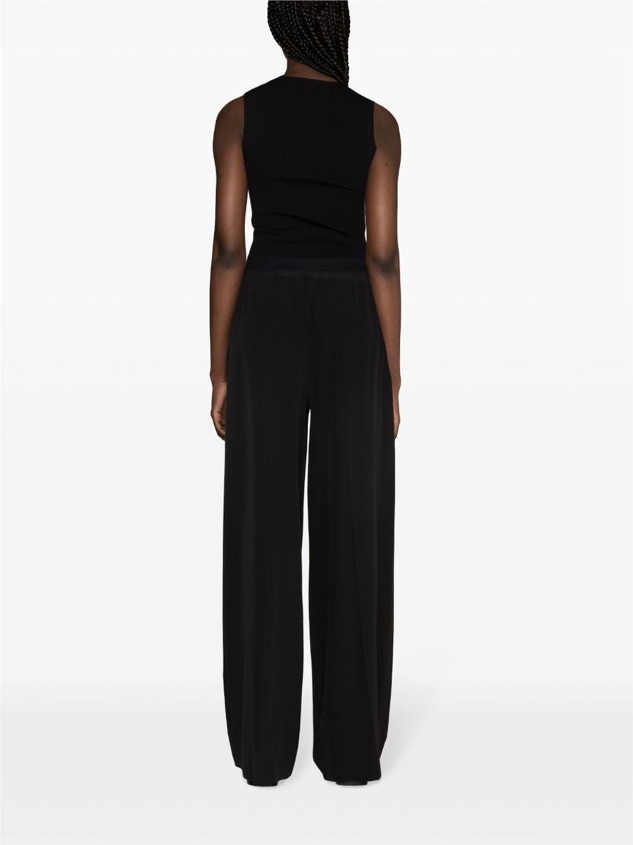 HIGH-WAISTED SILK PALAZZO PANTS - JOSEPH - Verso