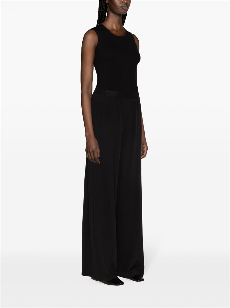 HIGH-WAISTED SILK PALAZZO PANTS - JOSEPH - Verso