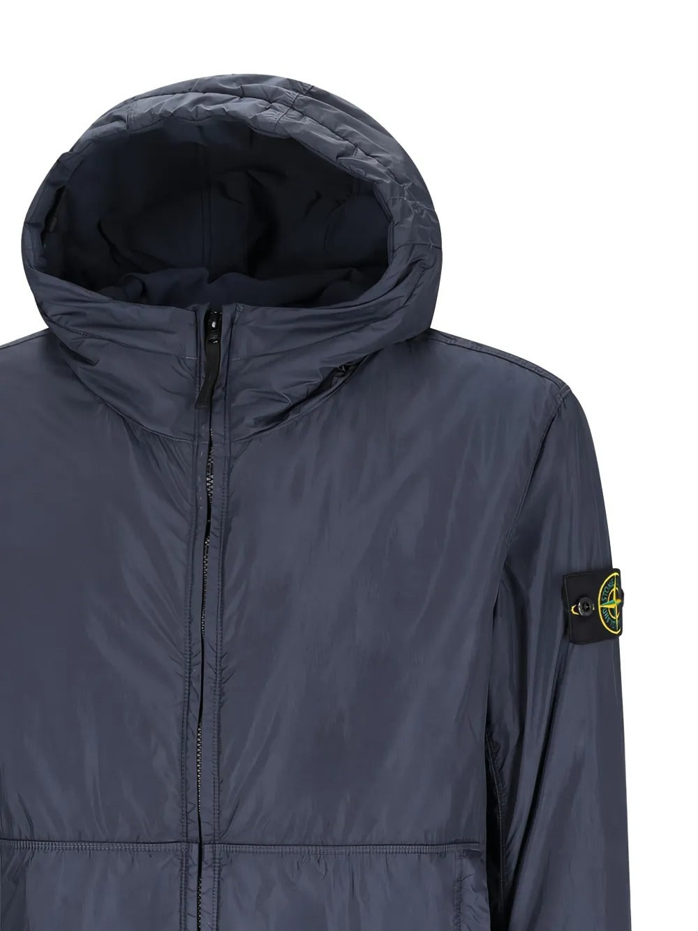 Hooded Bomber Jacket-STONE ISLAND-Verso