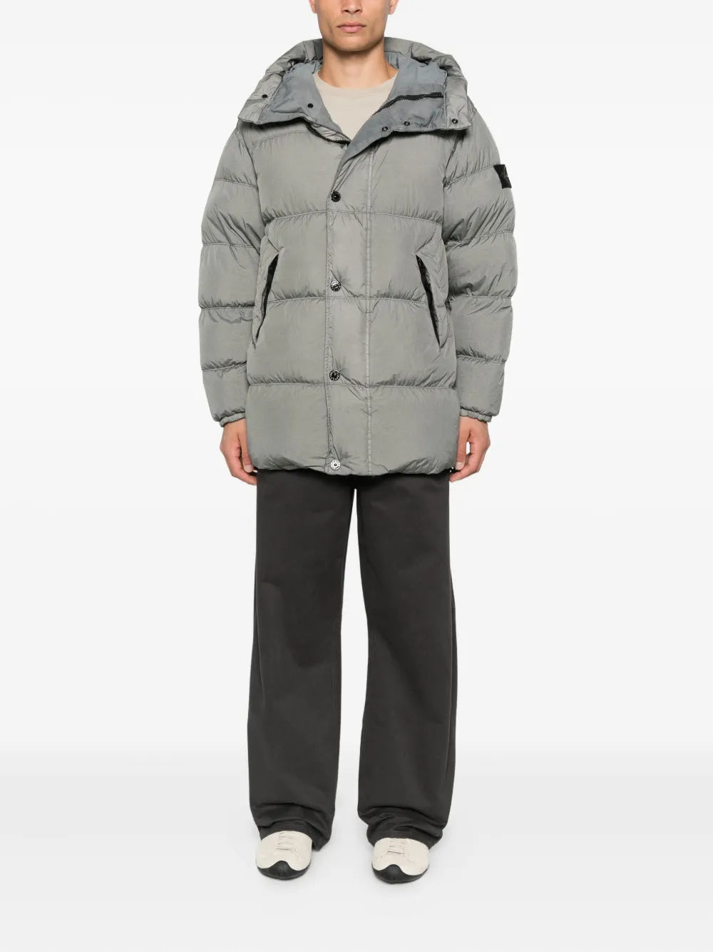Hooded coat-STONE ISLAND-Verso