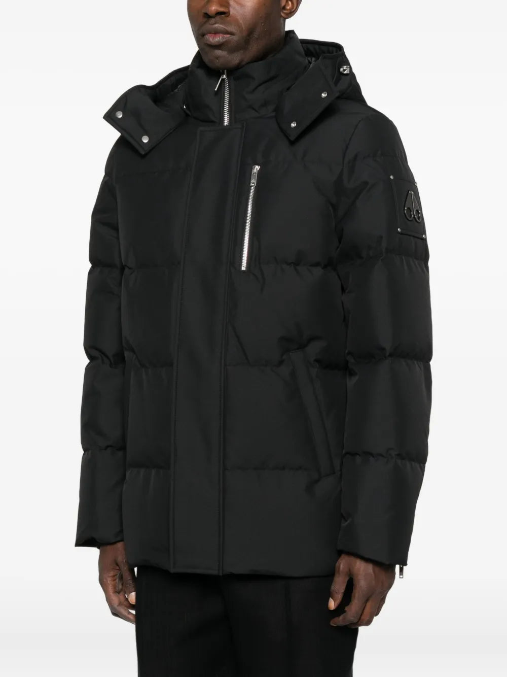 Hooded puffer jacket-MOOSE KNUCKLES-Verso