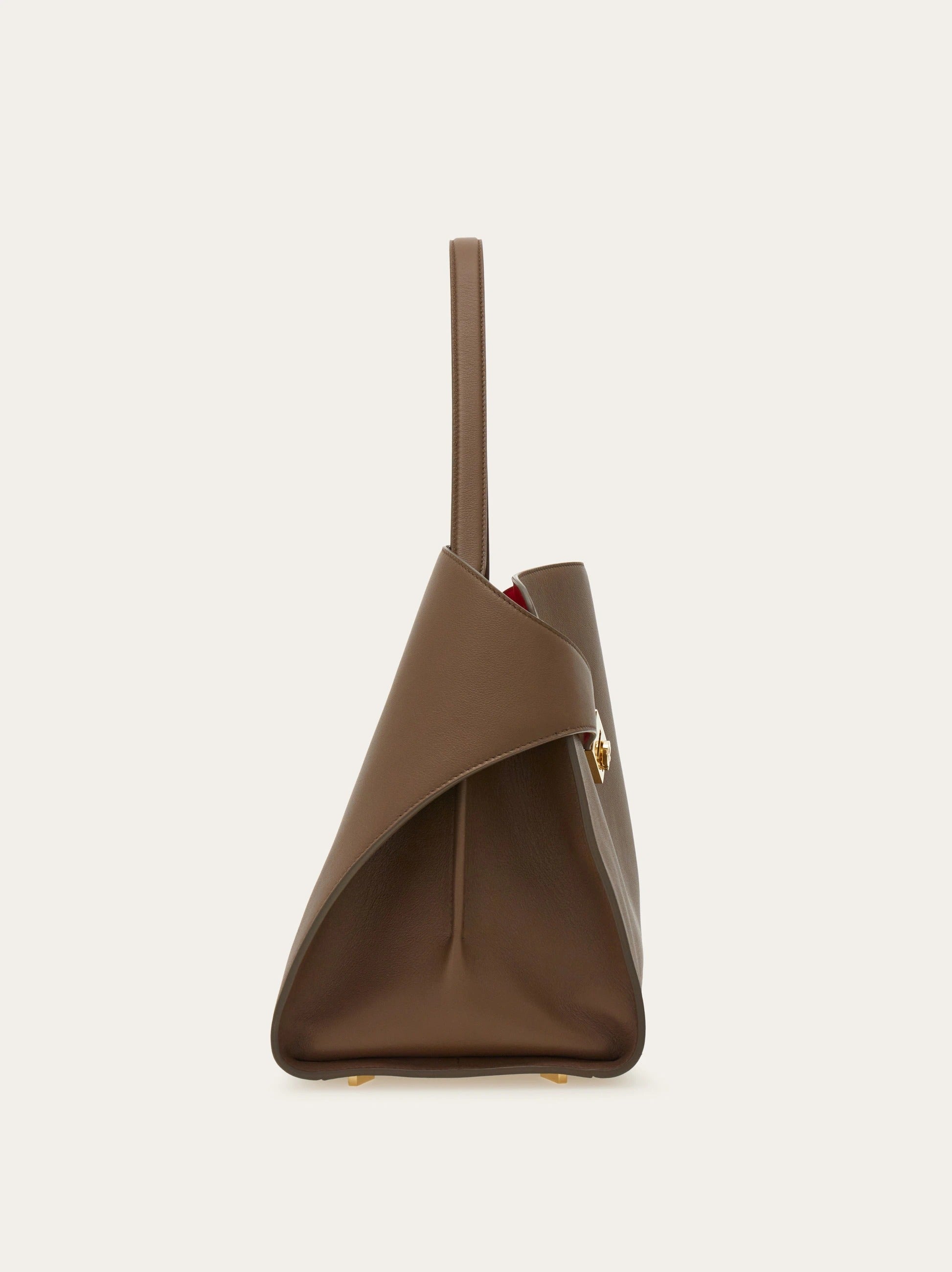 Hug soft two-tone shoulder bag (l)-FERRAGAMO-Verso