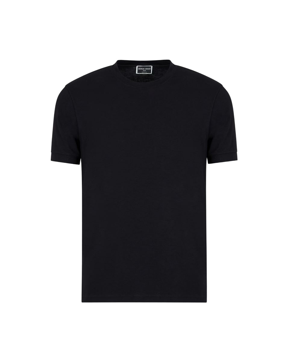 icon crew-neck t-shirt-GIORGIO ARMANI-Verso