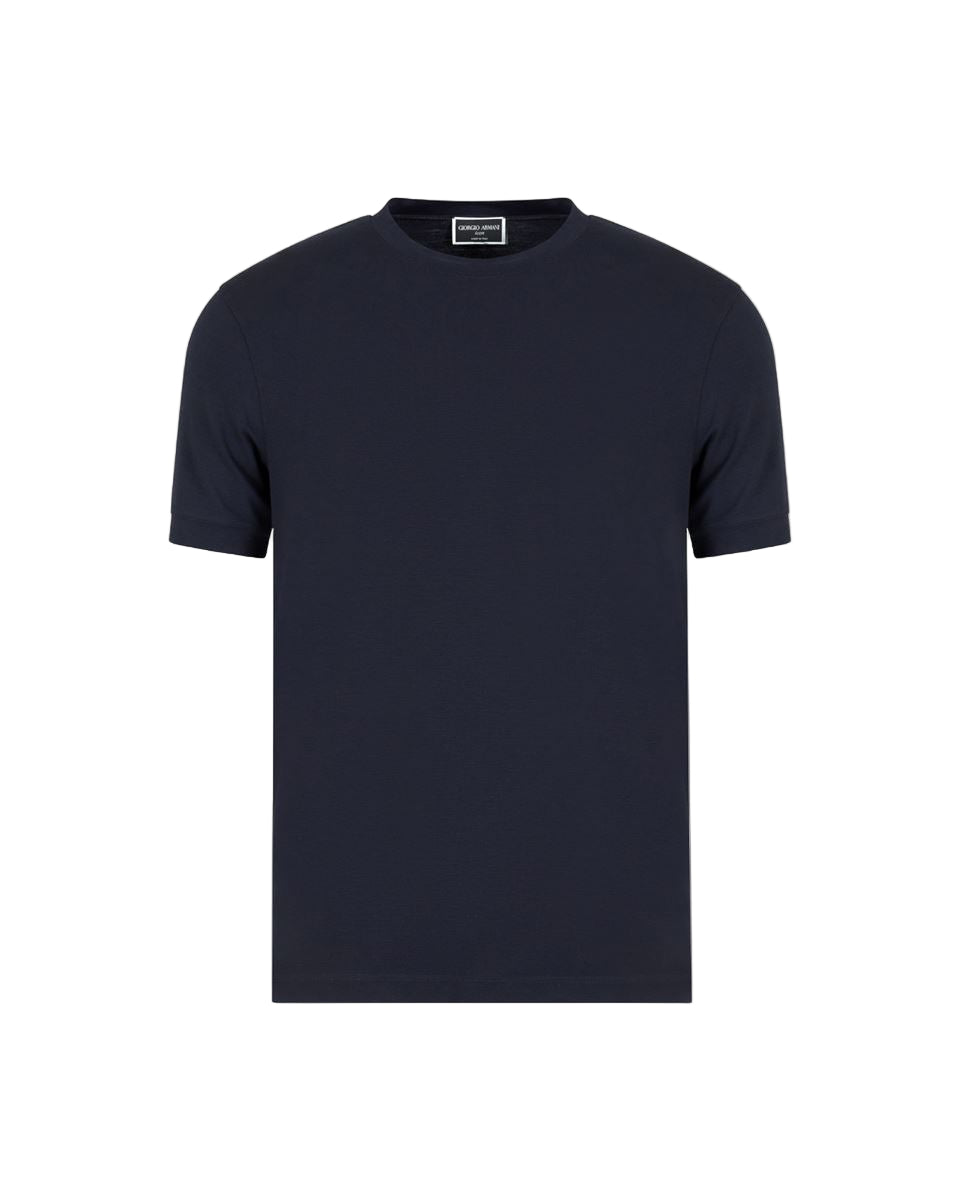 icon crew-neck t-shirt-GIORGIO ARMANI-Verso