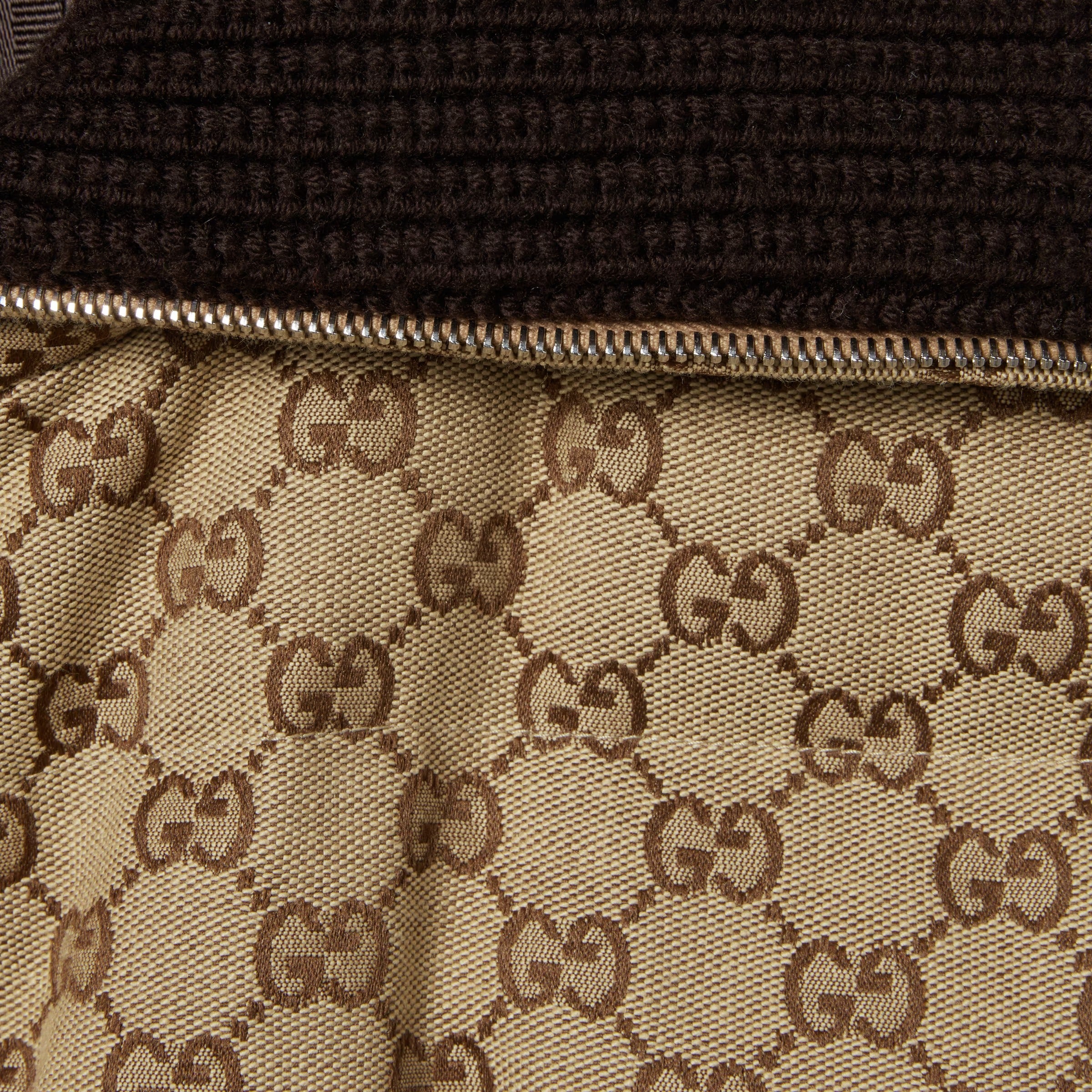 Gg canvas puffer jacket