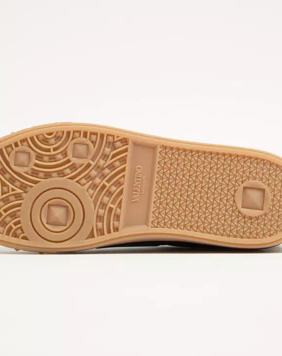 Upvillage low-top perforated nappa leather sneaker-VALENTINO-Verso