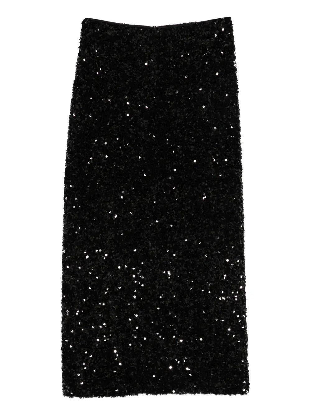 Sequined Velvet Column Skirt-VINCE-Verso